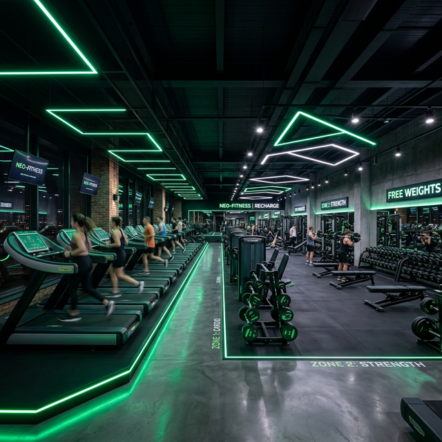 PowerFit Gym Interior